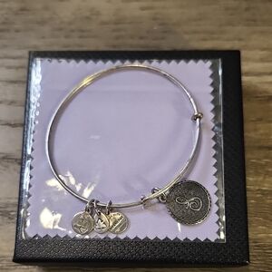 Alex and Ani Silver Charm Bracelet